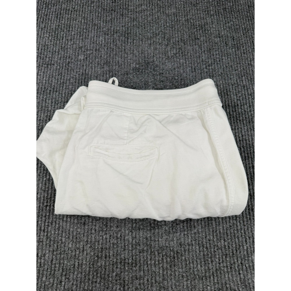 GAP White Linen High Rise‎ Utility Jogger Pants XL Summer Ocean Resort Vacation